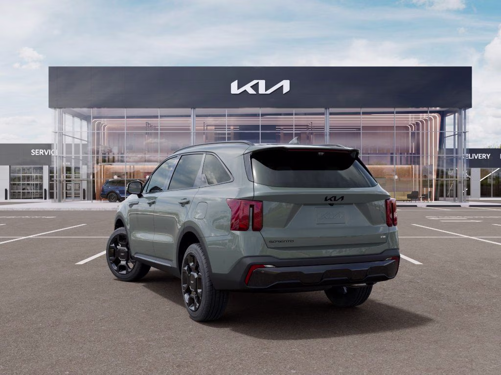 2026 Cityscape Green Kia Sorento Hybrid X-Line SX Prestige AWD SUV