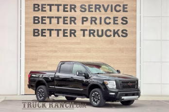 2020 Super Black Nissan Titan XD PRO-4X 4X4 Truck