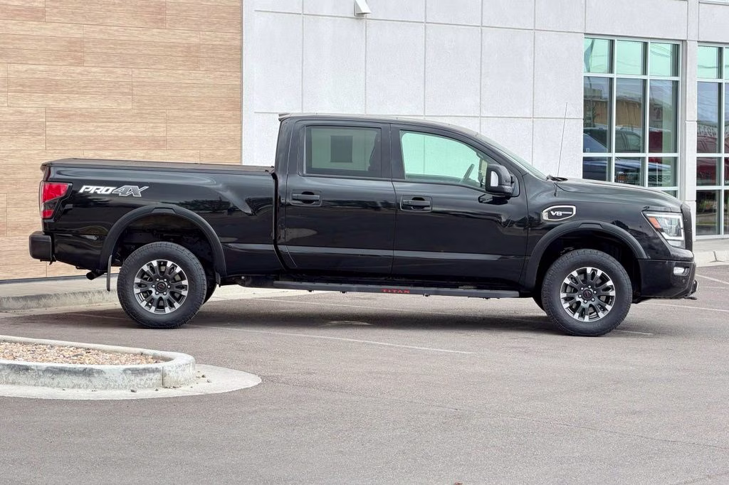 2020 Super Black Nissan Titan XD PRO-4X 4X4 Truck