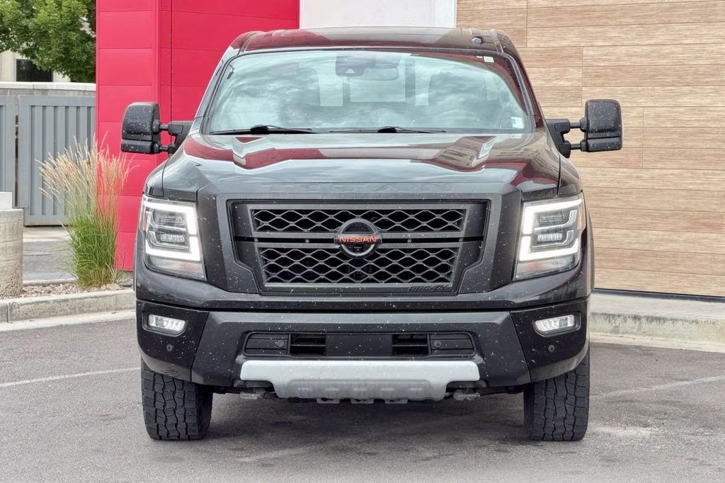 2020 Super Black Nissan Titan XD PRO-4X 4X4 Truck