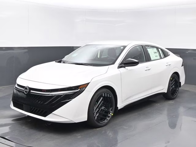 2026 Aspen White Tricoat Nissan Sentra SR FWD Sedan