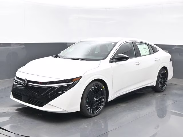 2026 Aspen White Tricoat Nissan Sentra SR FWD Sedan