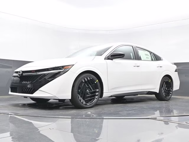 2026 Aspen White Tricoat Nissan Sentra SR FWD Sedan
