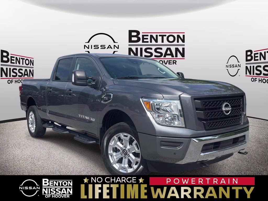 2024 Gun Metallic Nissan Titan XD SV 4X4 Truck