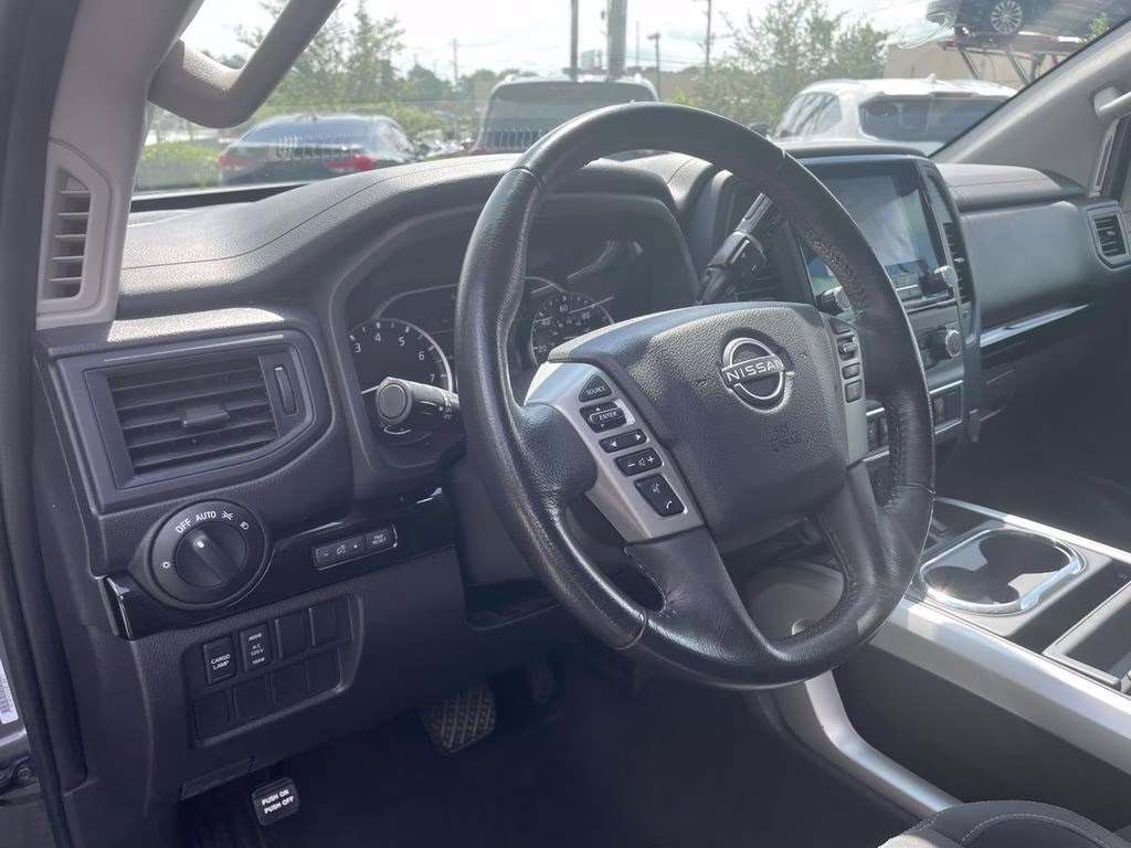 2024 Gun Metallic Nissan Titan XD SV 4X4 Truck