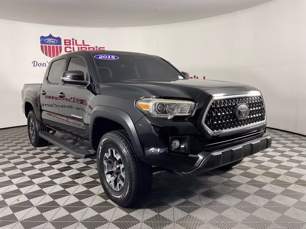 2018 Midnight Black Metallic Toyota Tacoma TRD Off-Road RWD Truck