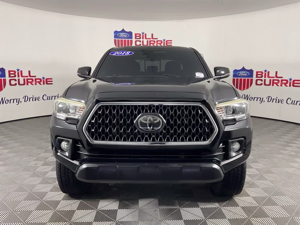 2018 Midnight Black Metallic Toyota Tacoma TRD Off-Road RWD Truck