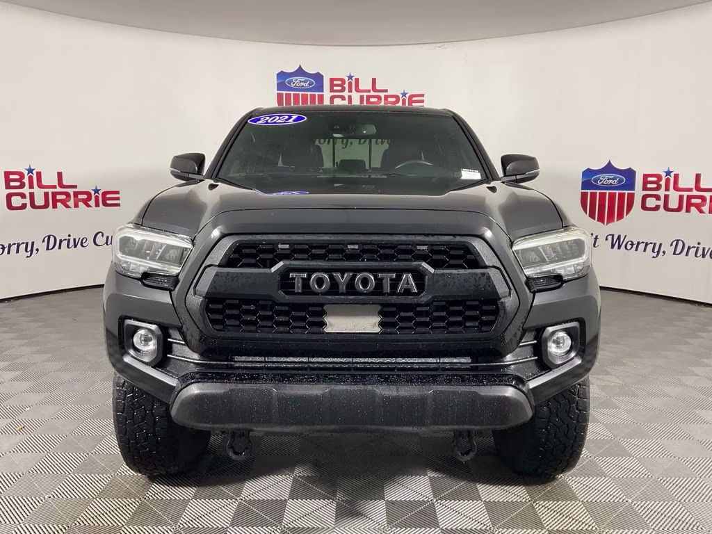 2021 Midnight Black Metallic Toyota Tacoma TRD Off-Road 4X4 Truck