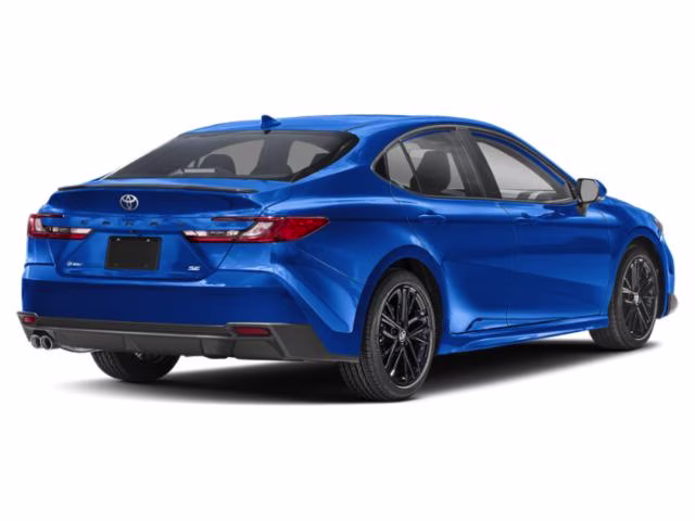 2025 Blue Toyota Camry SE FWD Sedan