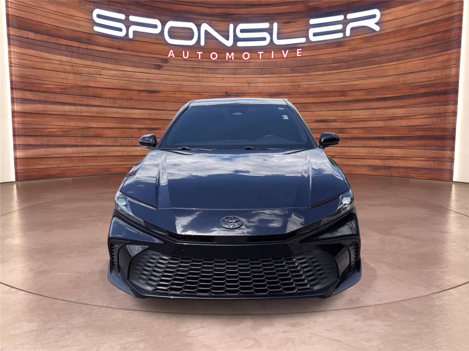 2026 Midnight Black Metallic Toyota Camry SE FWD Sedan