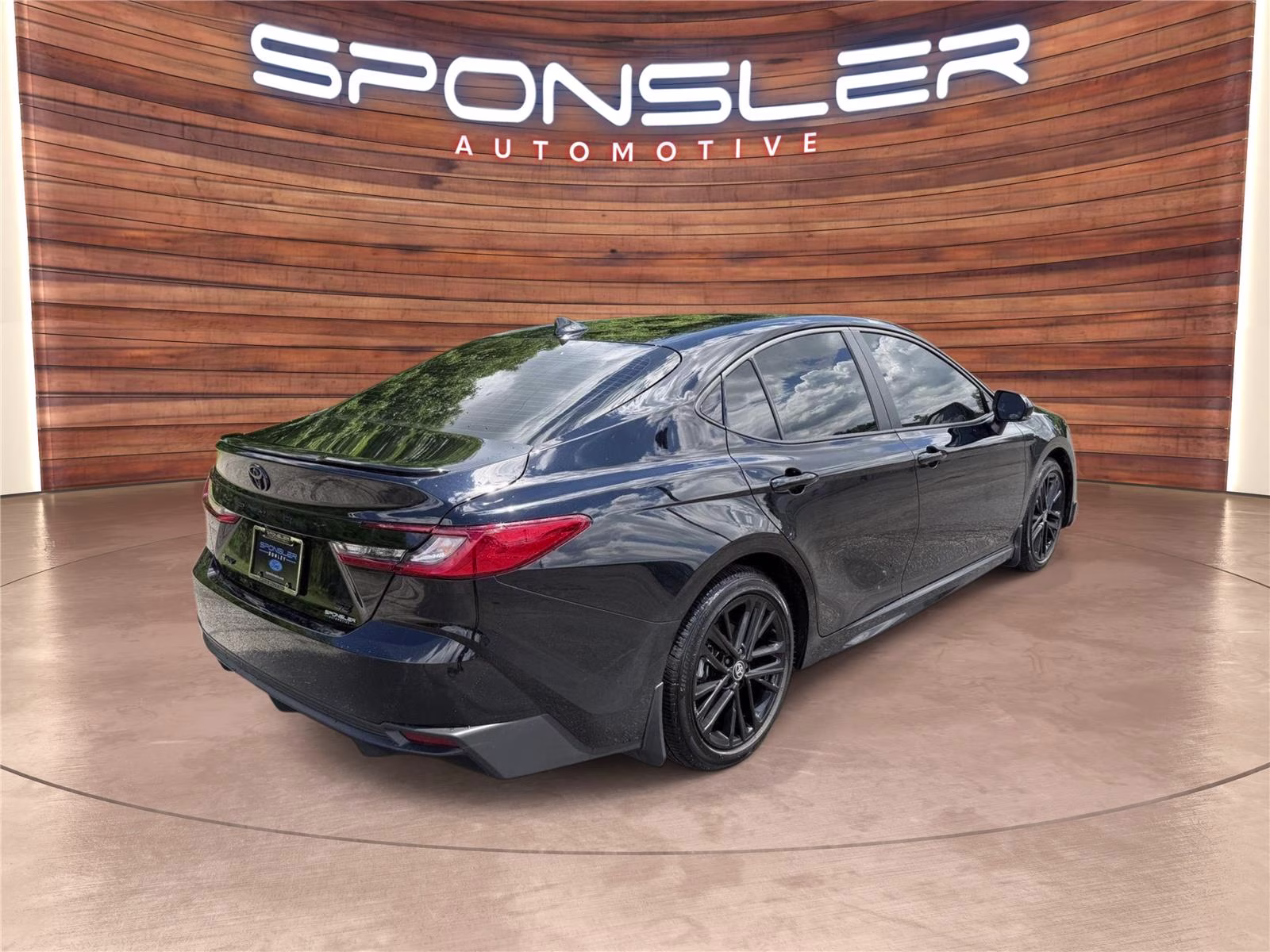 2026 Midnight Black Metallic Toyota Camry SE FWD Sedan