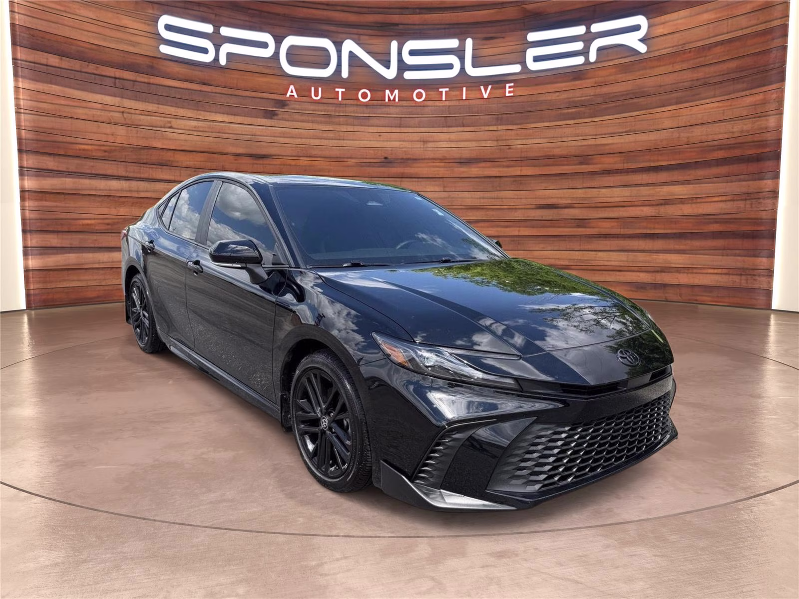 2026 Midnight Black Metallic Toyota Camry SE FWD Sedan