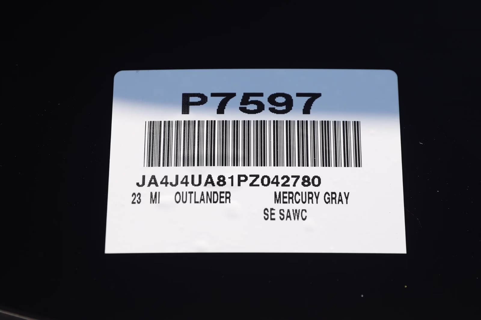 2023 Mercury Gray Metallic Mitsubishi Outlander SE AWD S-AWC