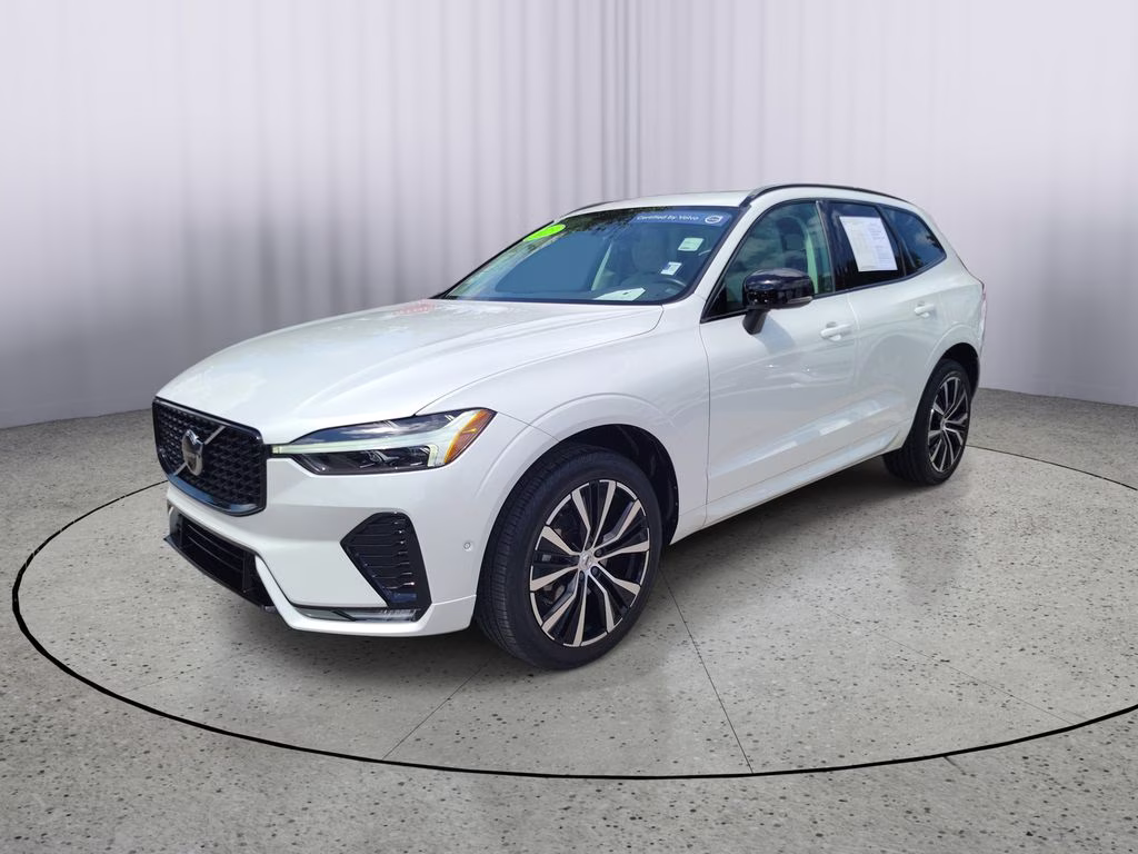 2024 Crystal White Metallic Volvo XC60 Plus Dark Theme AWD SUV