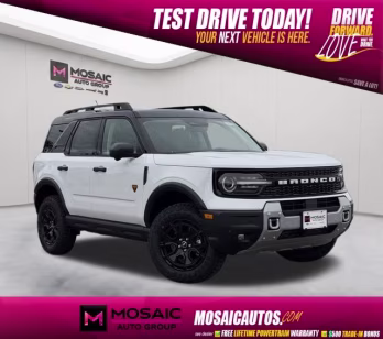 2026 Oxford White Ford Bronco Sport Badlands 4X4 SUV