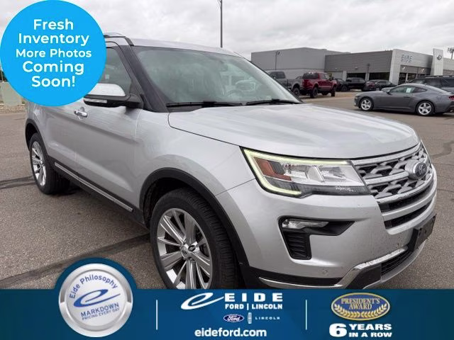 2019 Ingot Silver Metallic Ford Explorer Limited 4X4 SUV