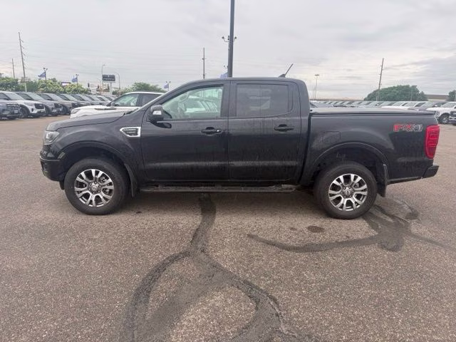 2021 Shadow Black Ford Ranger Lariat 4X4 Truck