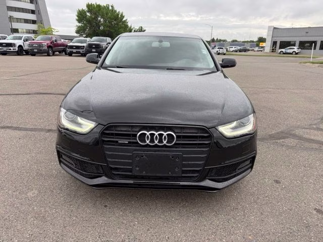 2016 Black Audi A4 2.0T Premium AWD Sedan