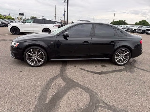 2016 Black Audi A4 2.0T Premium AWD Sedan