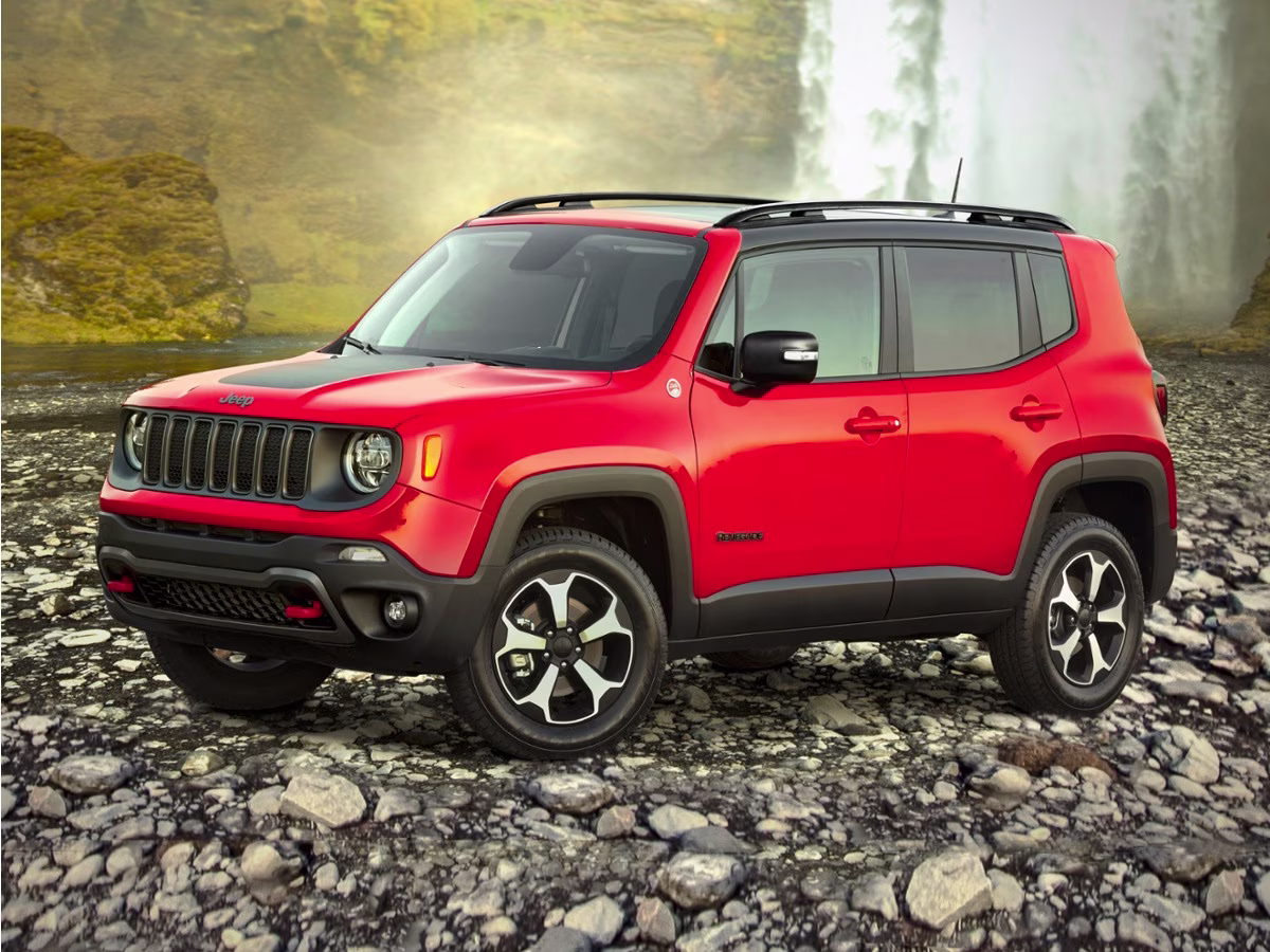 2022 Alpine White Clearcoat Jeep Renegade Limited 4X4 SUV