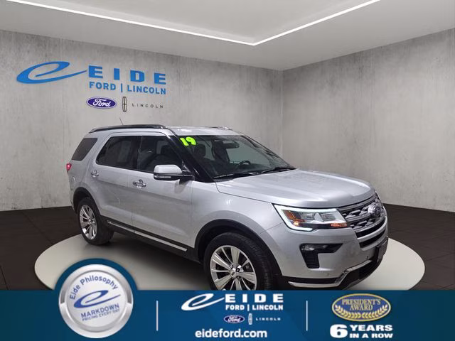 2019 Ingot Silver Metallic Ford Explorer Limited 4X4 SUV