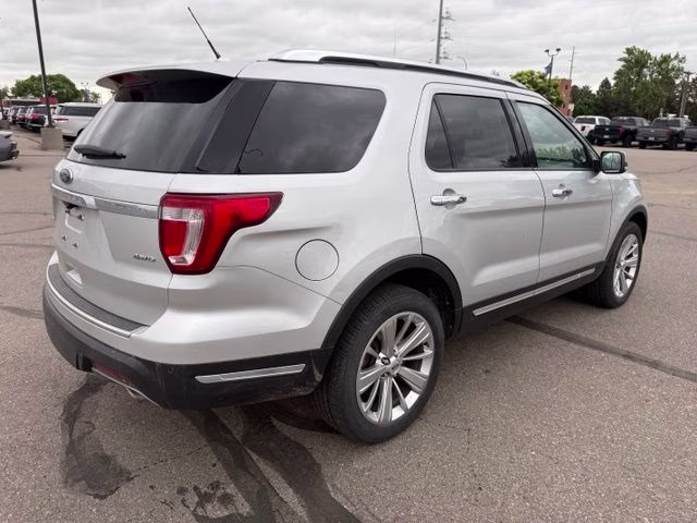2019 Ingot Silver Metallic Ford Explorer Limited 4X4 SUV