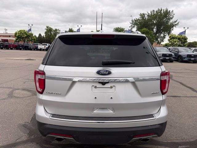 2019 Ingot Silver Metallic Ford Explorer Limited 4X4 SUV