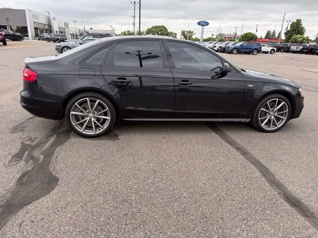 2016 Black Audi A4 2.0T Premium AWD Sedan