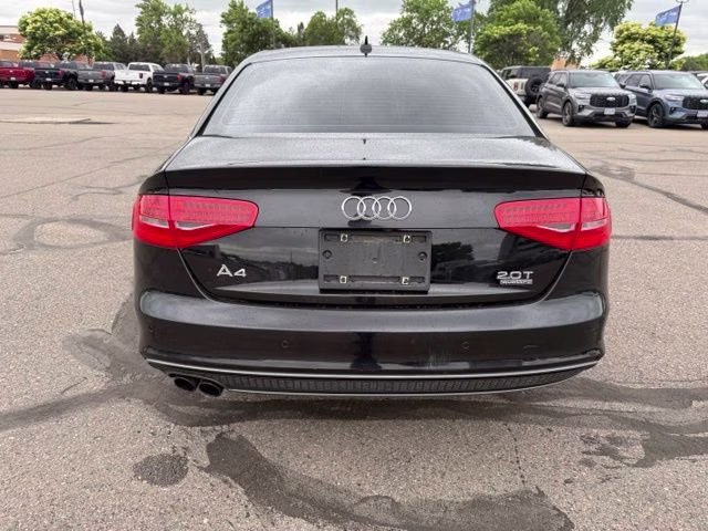 2016 Black Audi A4 2.0T Premium AWD Sedan