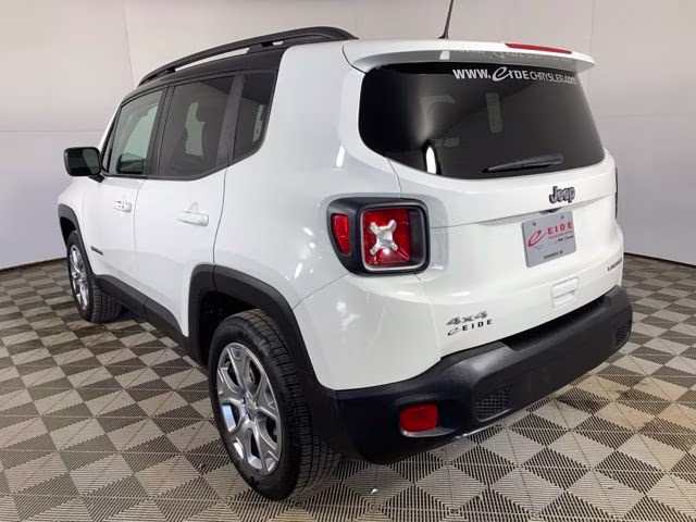 2022 Alpine White Clearcoat Jeep Renegade Limited 4X4 SUV