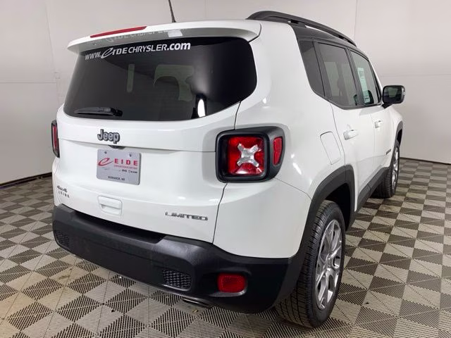 2022 Alpine White Clearcoat Jeep Renegade Limited 4X4 SUV