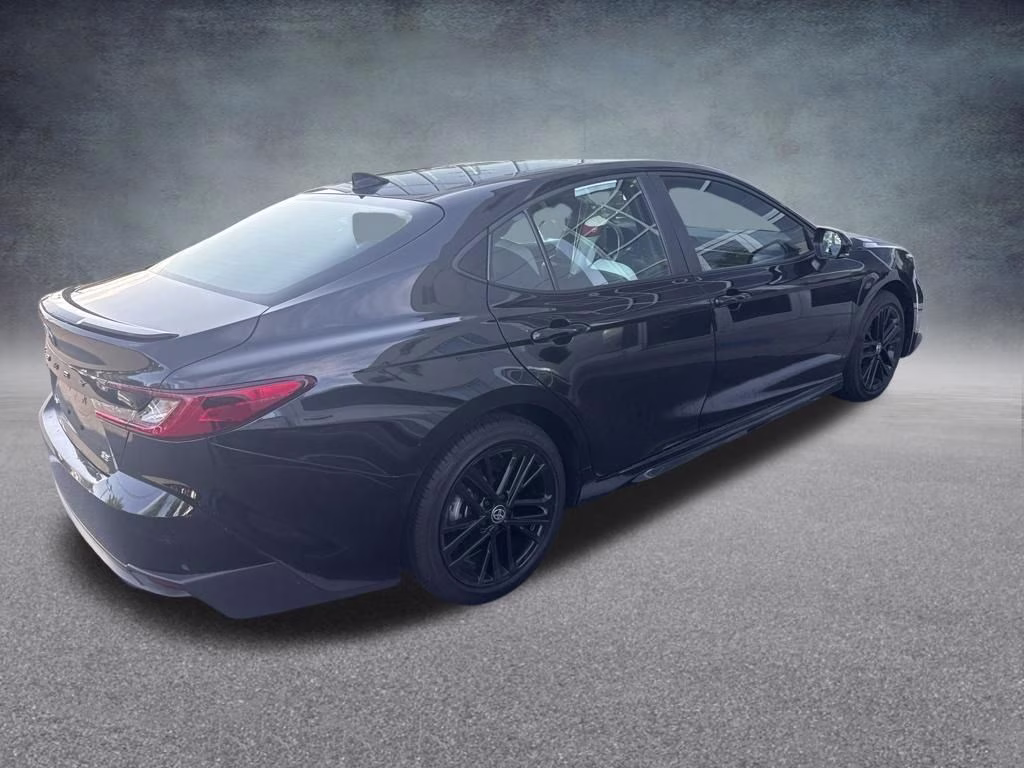 2025 Midnight Black Metallic Toyota Camry SE FWD Sedan