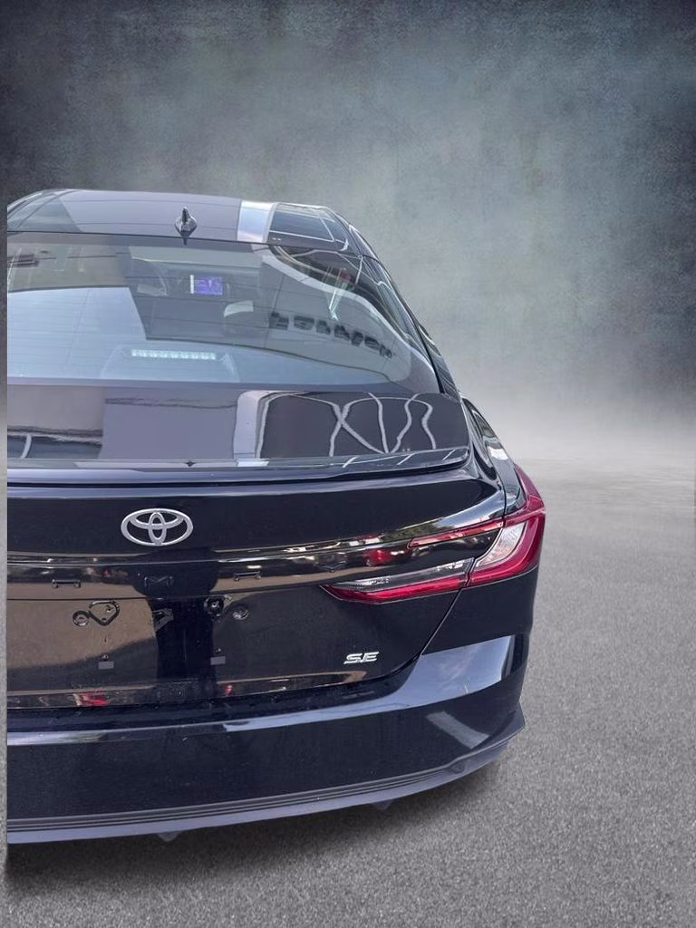 2025 Midnight Black Metallic Toyota Camry SE FWD Sedan