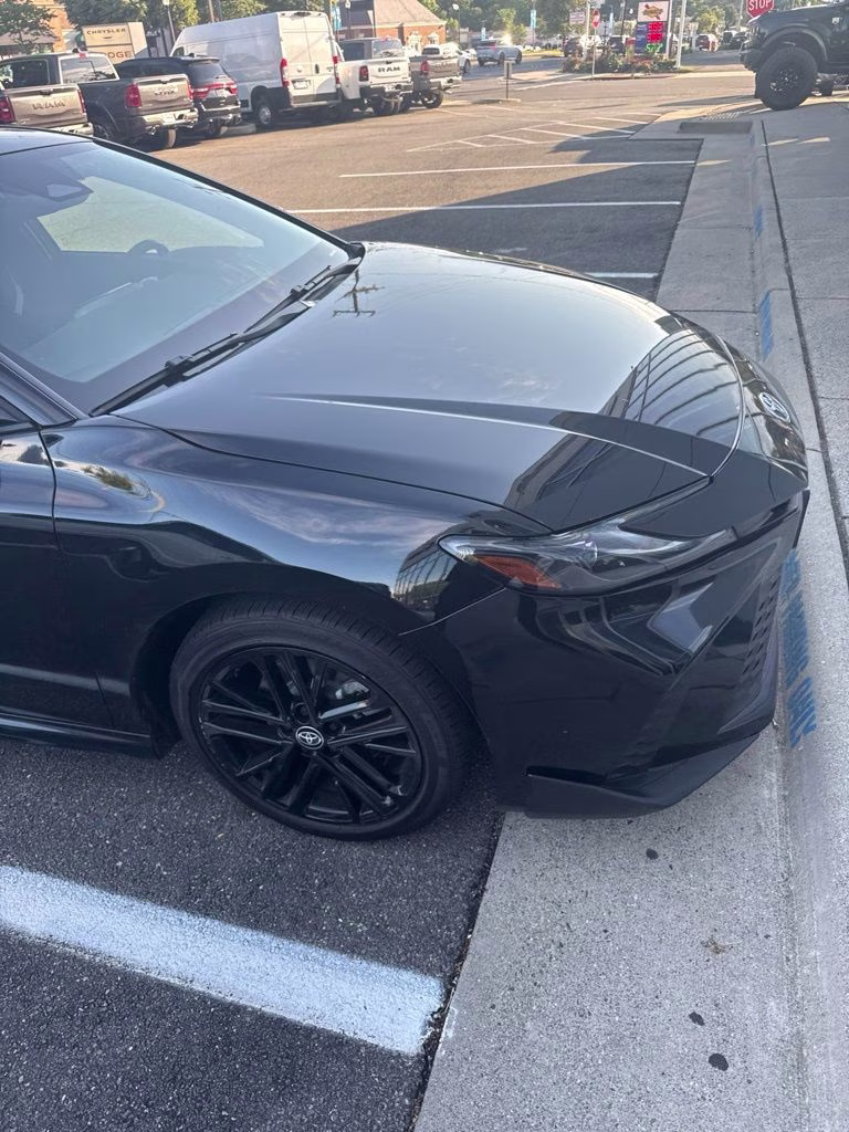 2025 Midnight Black Metallic Toyota Camry SE FWD Sedan