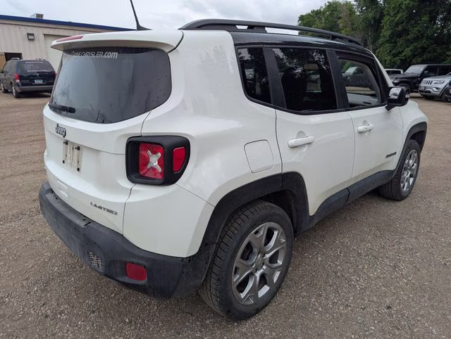 2022 Alpine White Clearcoat Jeep Renegade Limited 4X4 SUV
