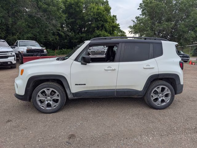2022 Alpine White Clearcoat Jeep Renegade Limited 4X4 SUV
