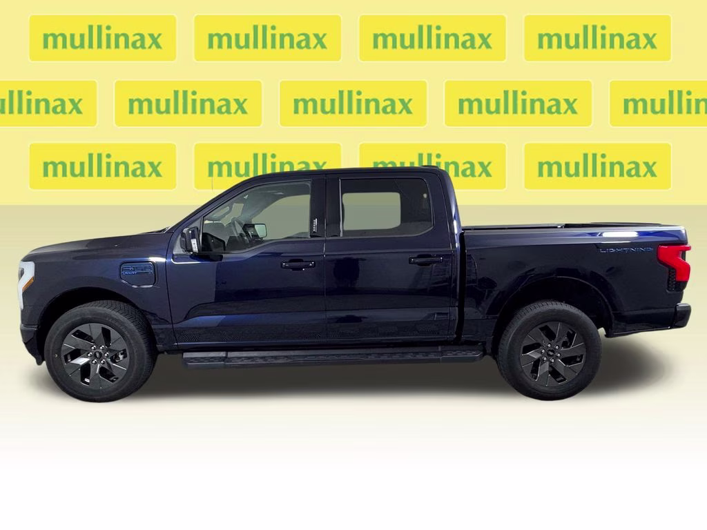 2025 Blue Metallic Ford F-150 Lightning Lariat AWD Truck