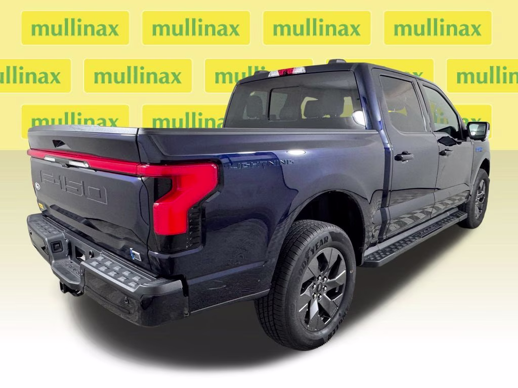 2025 Blue Metallic Ford F-150 Lightning Lariat AWD Truck