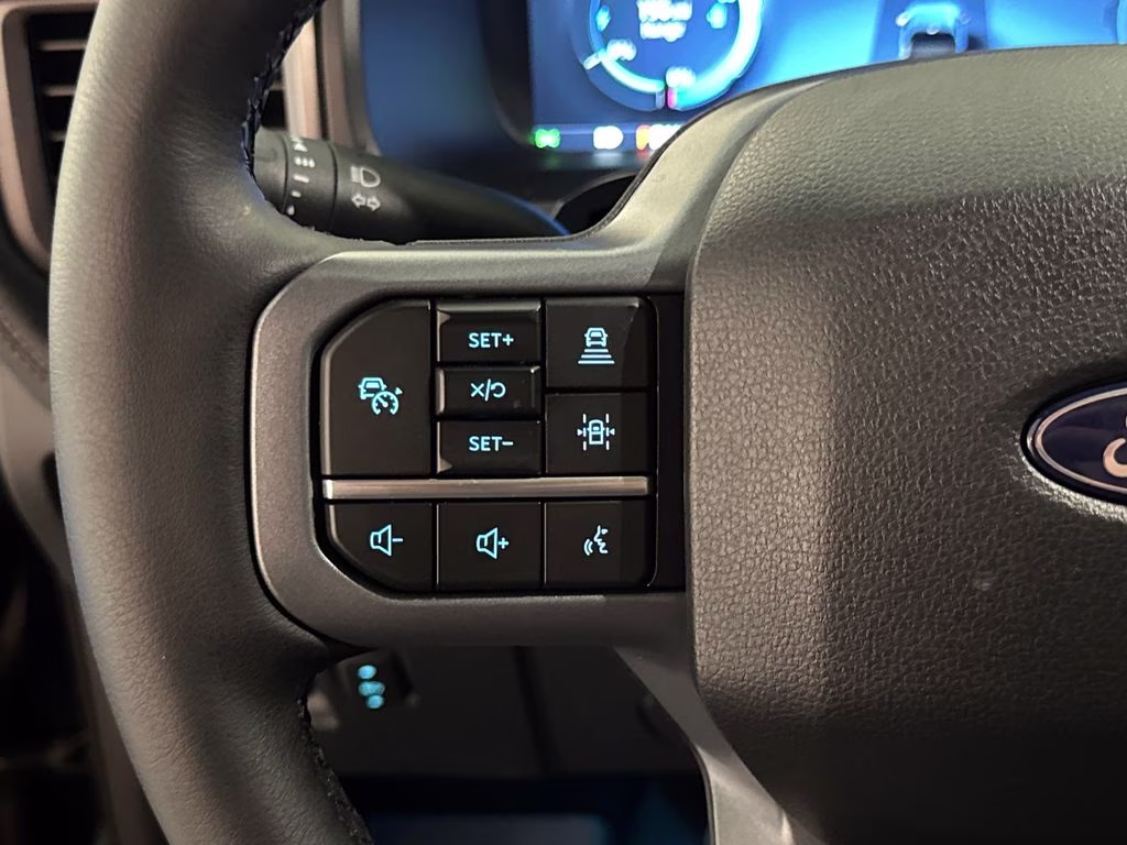 2025 Blue Metallic Ford F-150 Lightning Lariat AWD Truck