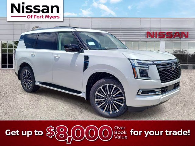 2026 Everest White Pearl Tricoat Nissan Armada Platinum Reserve 4X4 SUV