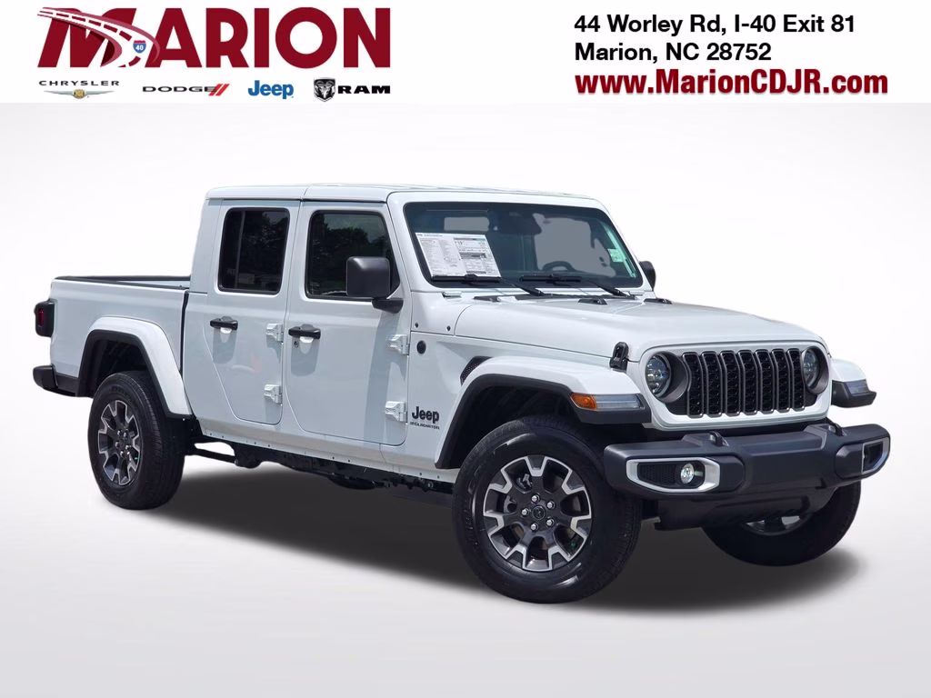 2026 Bright White Clearcoat Jeep Gladiator Sahara 4X4 Truck