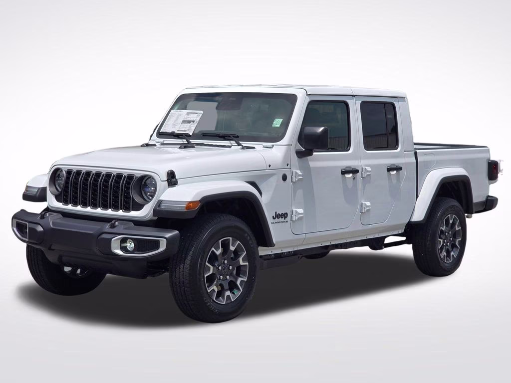 2026 Bright White Clearcoat Jeep Gladiator Sahara 4X4 Truck