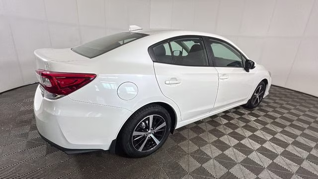 2021 Crystal White Pearl Subaru Impreza Premium AWD Sedan