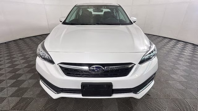 2021 Crystal White Pearl Subaru Impreza Premium AWD Sedan