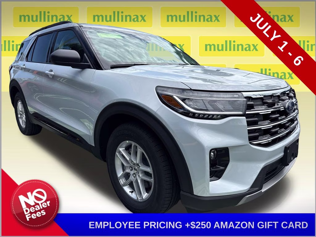2026 White Metallic Ford Explorer Active RWD SUV