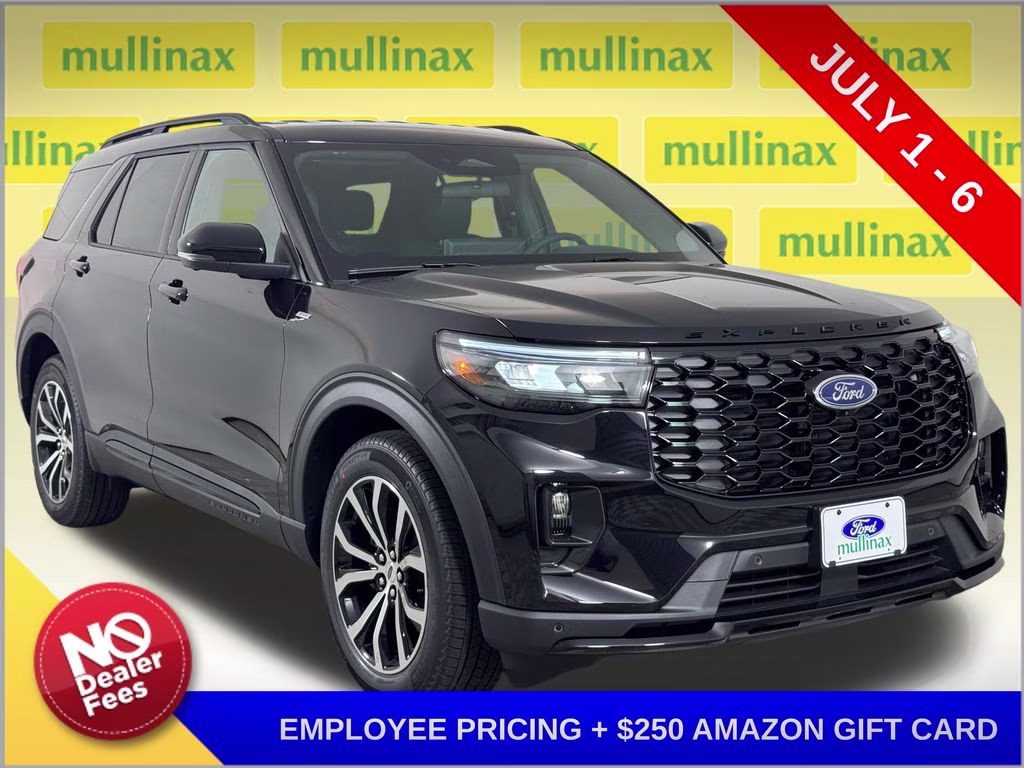 2026 Agate Black Metallic Ford Explorer ST-Line RWD SUV