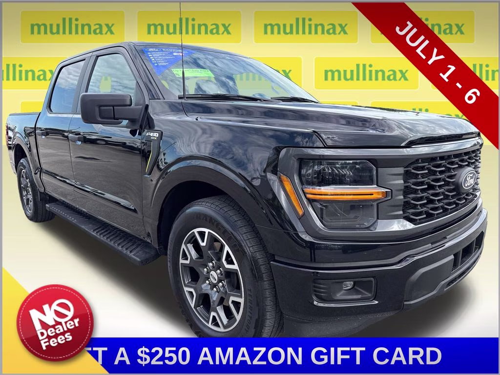 2024 Agate Black Metallic Ford F-150 STX RWD Truck