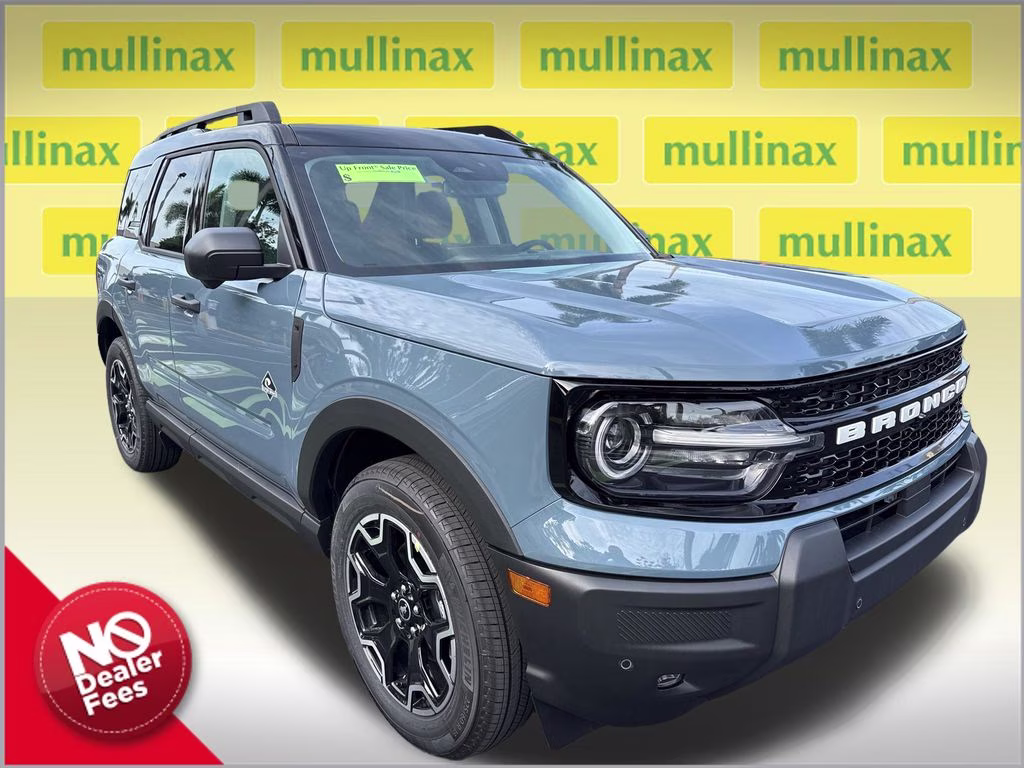 2026 Azure Gray Metallic Tri-Coat Ford Bronco Sport Outer Banks 4X4 SUV