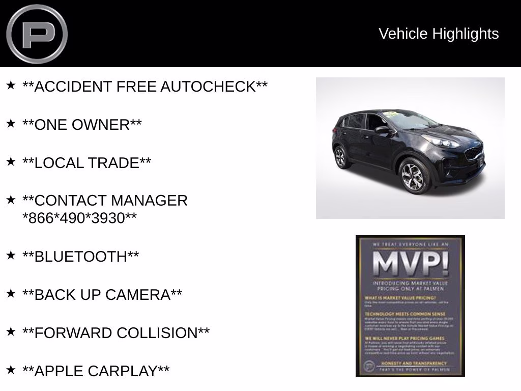 2020 Black Cherry Pearl Kia Sportage LX FWD SUV