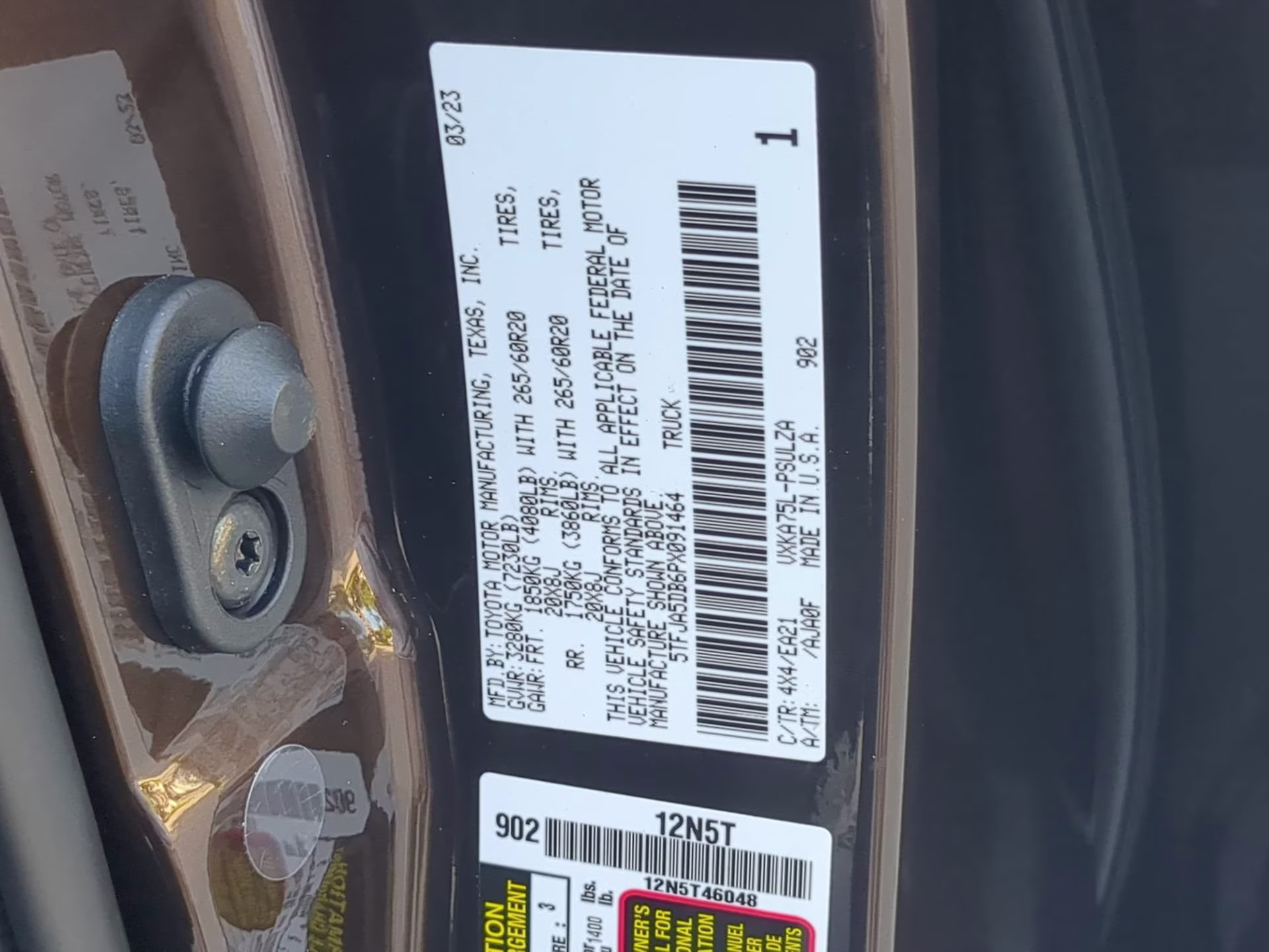 2023 Smoked Mesquite Toyota Tundra 4WD Limited Crew Cab Pickup 4X4 Truck